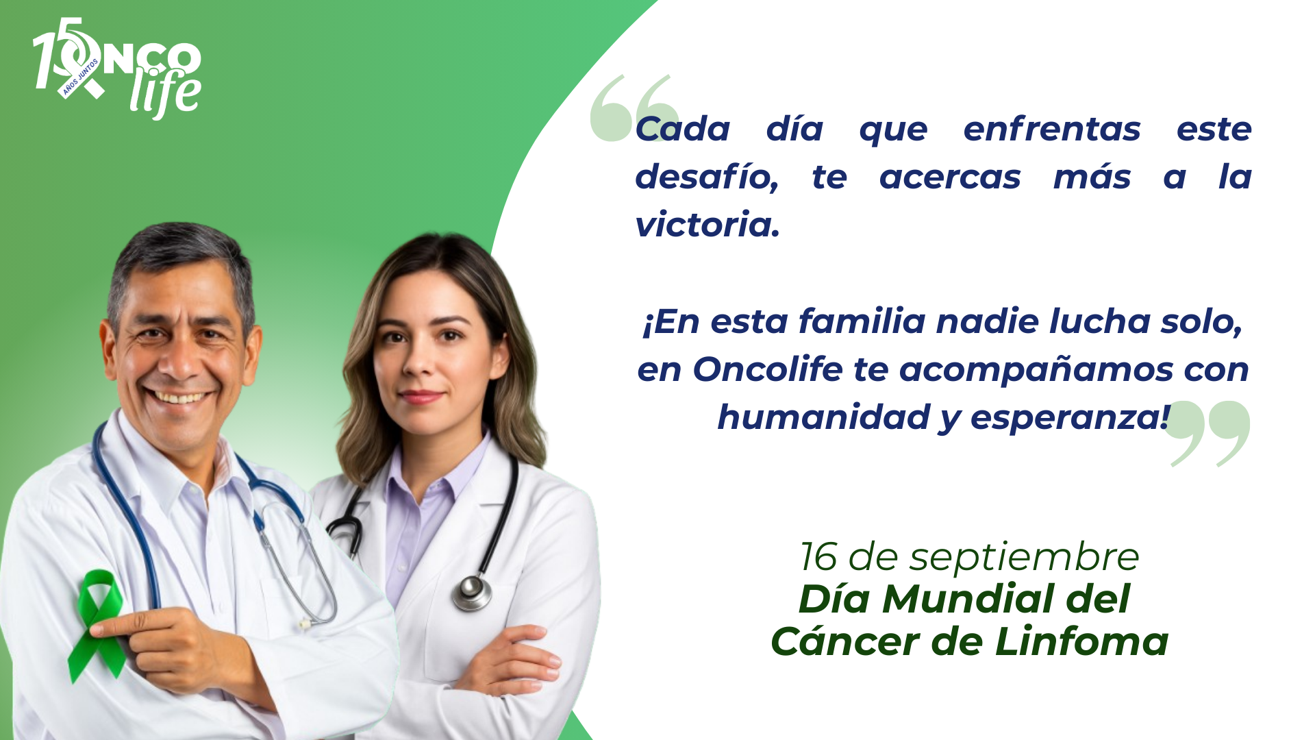 Dia del cáncer de linfoma