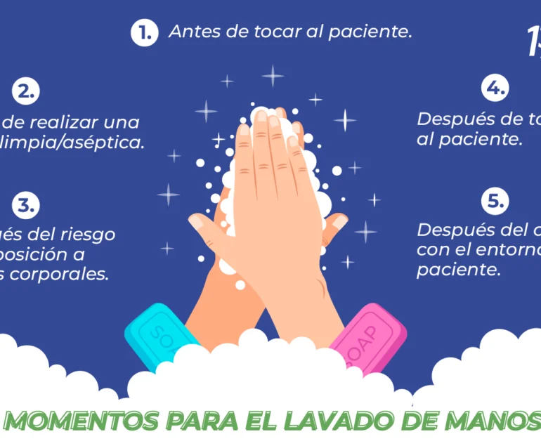 5 MOMENTOS LAVADO DE MANOS