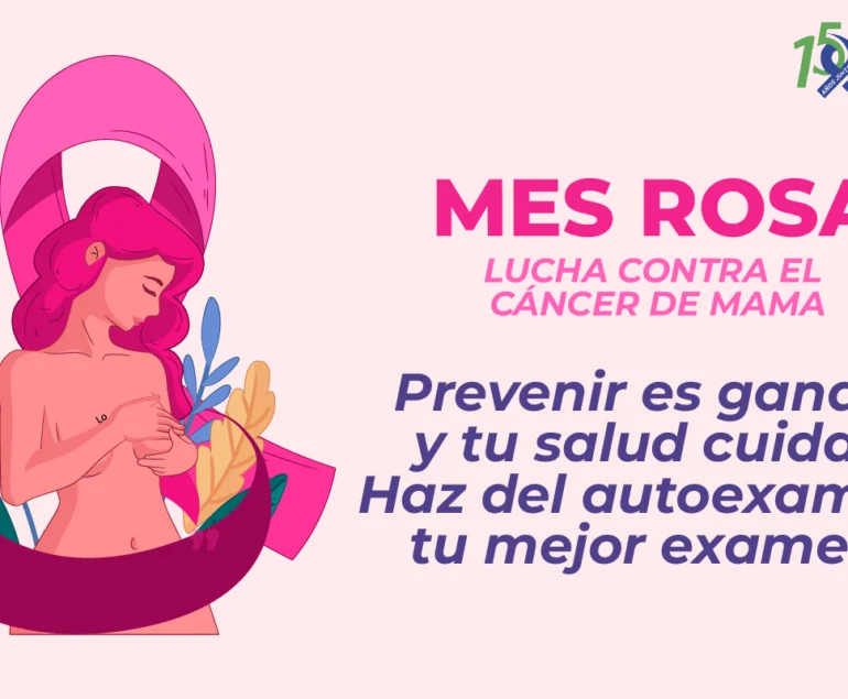Mes Rosa, lucha contar el cáncer de mama
